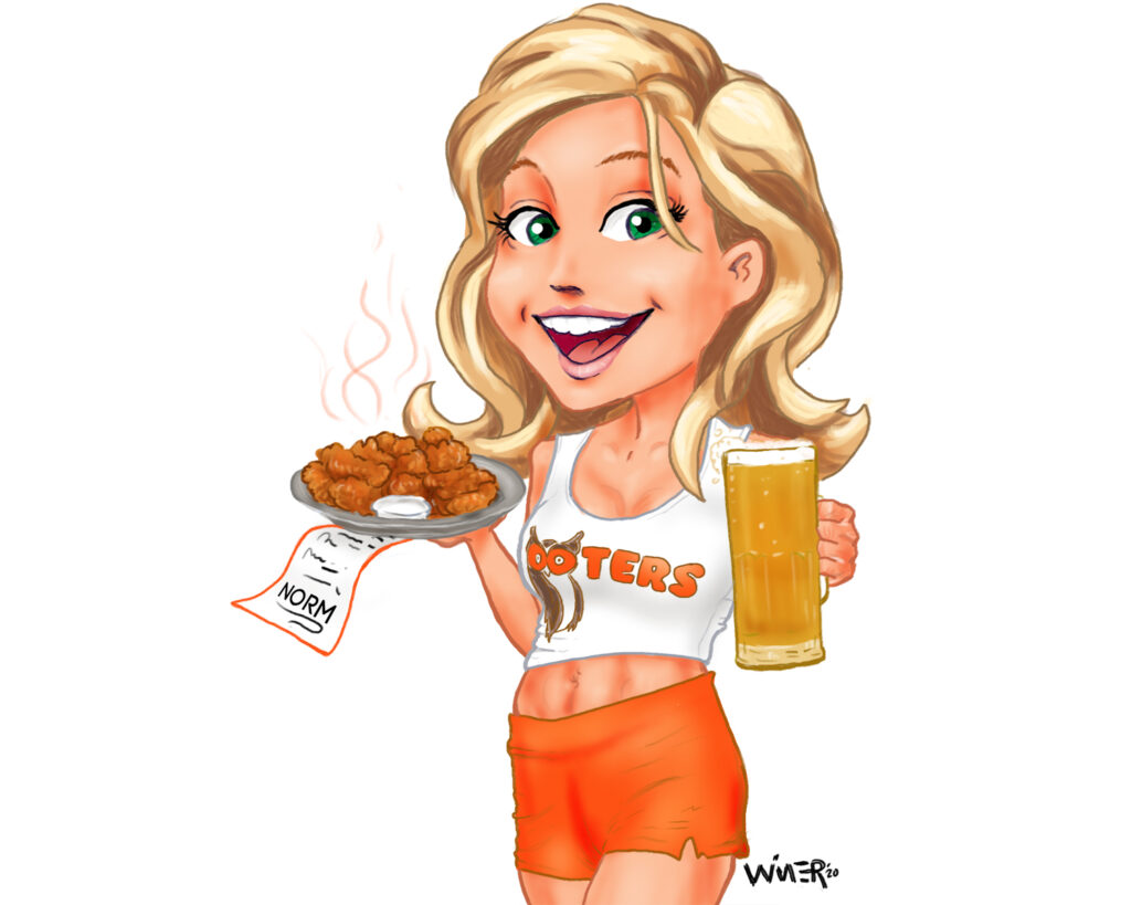 hooters norm sm