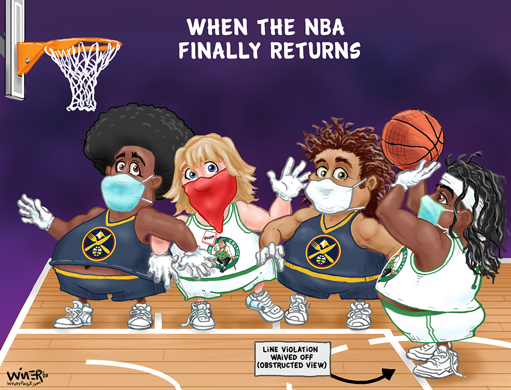 20 Sports Cartoons K.F. Wimer Illustration & Design