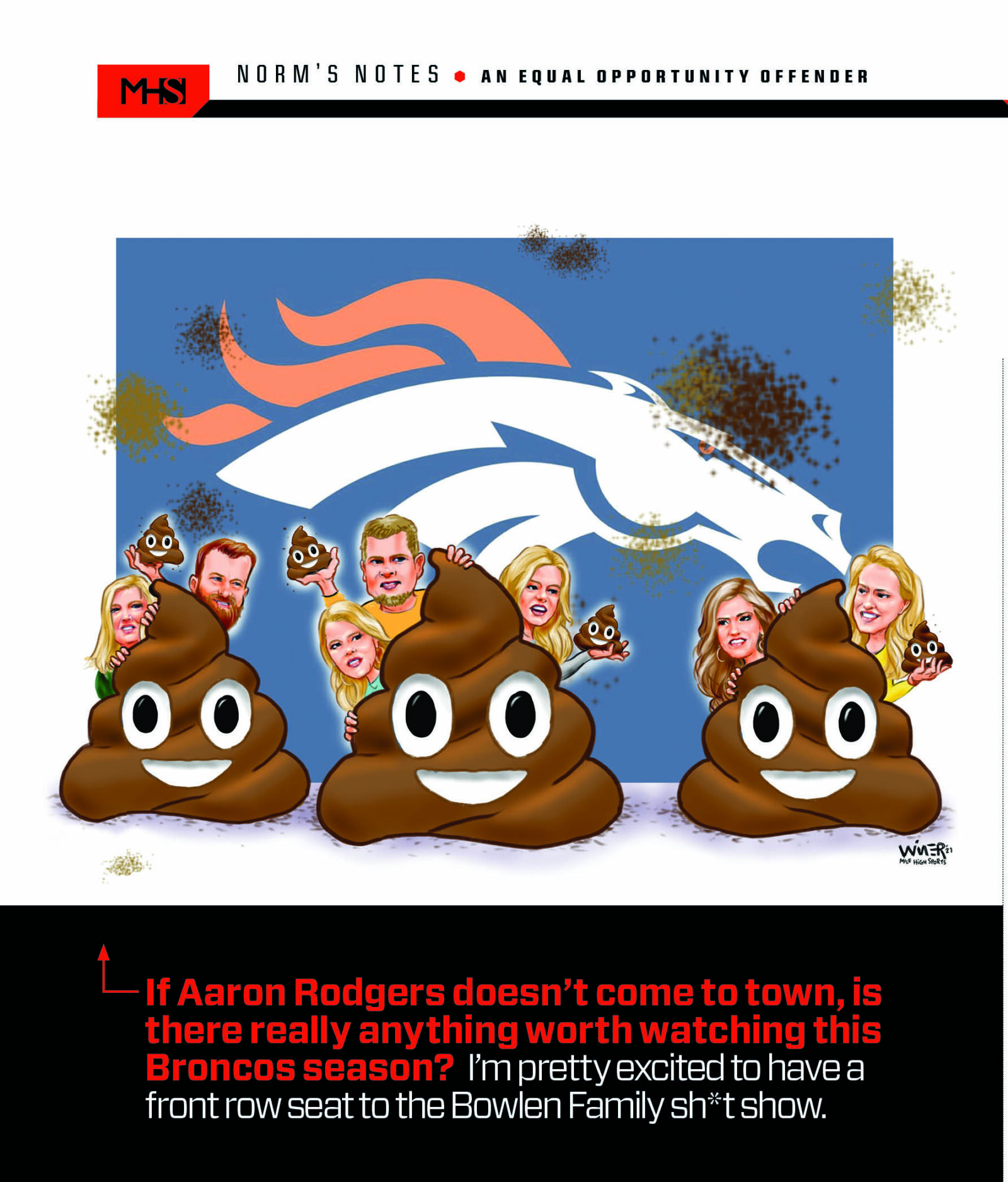 Denver Broncos Bowlen Family poop show